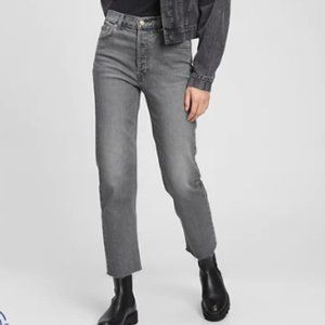 Gap High Rise Cheeky Straight Jeans Size 26 Petite